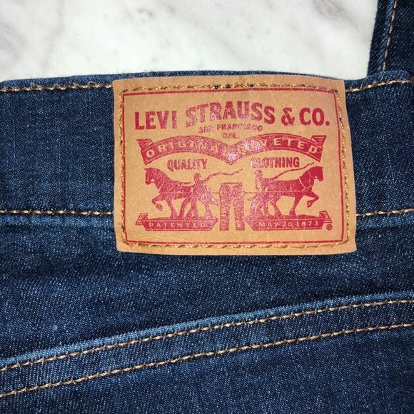 Levis | 720 Dark Blue High Rise Super Skinny Denim Jeans - Picture 7 of 10